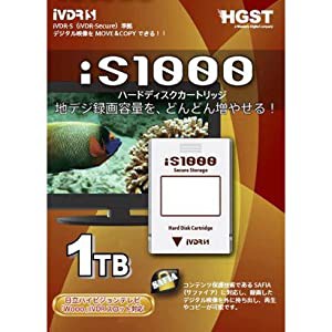 HGST 日立TV「Wooo」対応1TB カセットハードディスク iS1000 0J30521(中古品)