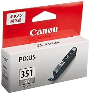 Canon 純正インクカートリッジ BCI-351 グレー BCI-351GY(中古品)