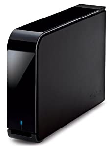 BUFFALO ターボPC EX2 USB3.0用 【Wii U動作確認済み】 外付けHDD 2TB ブラック HD-LB2.0TU3-BKC(中古品)