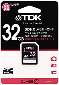 TDK SDHCカード 32GB Class4 (5年保証) T-SDHC32GB4(中古品)