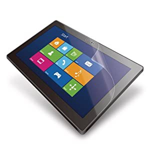 【2013年モデル】ELECOM 液晶保護フィルム Microsoft Surface RT 指紋防止 エアーレス マット TB-MSSFRWFLFA(中古品)