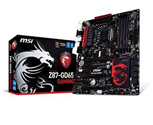 MSI Z87-GD65 GAMING ゲーミングマザーボード ATX 第4世代Coreプロセッサ(Haswell)対応 日本正規代理店品 MB2001 Z87-GD65 GAMIN