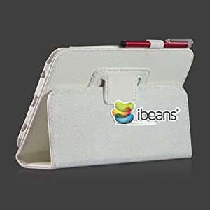 i-Beans(TM) Samsung Galaxy Tab 3（7インチ）/ GT-P3200 対応スタンドケース ギャラクシー タブ3 保護カバー 軽量ケース ホワイ