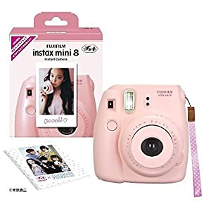 FUJIFILM インスタントカメラ チェキ instax mini 8 ピンク INS MINI 8 PINK N(中古品)