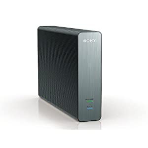 ソニー PC&TV録画用 薄さ3.5cmスタイリッシュ&コンパクト据置き型外付HDD(USB3.0・2TB) 黒 HD-D2B B(中古品)