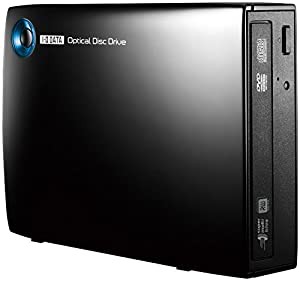 I-O DATA USB2.0接続 DVD-R 24倍速書き込み対応 外付型DVDドライブ DVR-UA24EZ(中古品)