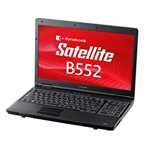 東芝 PB552GEBPR7B71 dynabook Satellite B552/G [ノートパソコン 15.6型液晶 HDD320GB DVDスーパーマルチ](中古品)