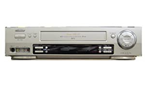 ビクター S-VHSビデオデッキ　　HR-V100　リモコン付き　一週間保証　シリアルNo.064J8199　　22334(中古品)