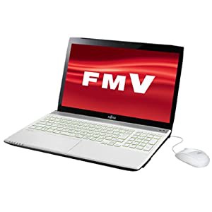 富士通 LIFEBOOK AH56/M [Office付き] FMVA56MW (アルマイトホワイト)(中古品)