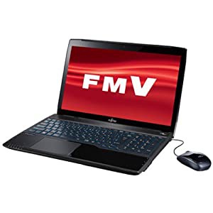 富士通 LIFEBOOK AH56/M [Office付き] FMVA56MB (アルマイトブラック)(中古品)