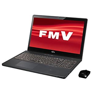 富士通 LIFEBOOK AH77/M [Office付き] FMVA77MB (シャイニーブラック)(中古品)