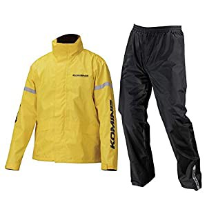 コミネ(KOMINE) バイク用 STDレインウェア イエロー WL RK-543 896 雨具 カッパ(中古品)