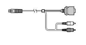 【部品】SONY純正 D端子AVケーブル 対応機種：NEX-VG900 NEX-VG30 NEX-VG30H HDR-FX1000 HDR-CX180 HDR-CX560V HDR-PJ20 HDR-PJ2
