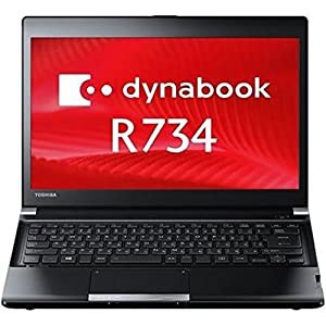 [東芝 PR734KAA137AD71] dynabook R734/K:i5-4300M/4G/320G_HDD/ドライブ無/7Pro DG/Office無(中古品)