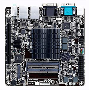 GIGABYTE マザーボード Intel Bay Trail Celeron J1900搭載 Mini ITX GA-J1900N-D3V(中古品)