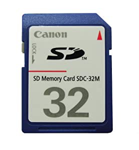 Canon 32 MB SD Memory Card (not 32 GB) by Canon [並行輸入品](中古品)