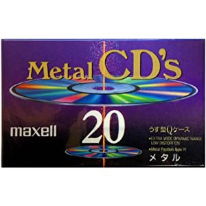 maxell Metal CD's 20 メタル カセットテープ MCDS-20(中古品)