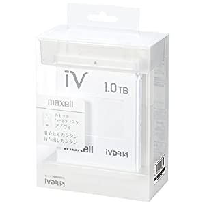 マクセル iVDR-S規格対応リムーバブル・ハードディスク 1.0TB(ホワイト)maxell カセットハードディスク「iV(アイヴィ)」 M-VDRS1