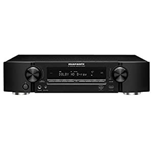 Marantz AVサラウンドレシーバー 7.1ch Wi-Fi/Bluetoothワイヤレス対応 スリムデザイン ブラック NR-1605/FB(中古品)