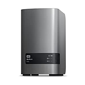 WD HDD 外付けハードディスク 8TB My Book Duo WDBLWE0080JCH-JESN USB3.0/RAID 0,1対応/3年保証(中古品)