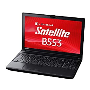 東芝 PB553JGBPR7HA71 dynabook Satellite B553/J [ノートパソコン 15.6型ワイド液晶 HDD320GB DVDスーパーマルチ](中古品)