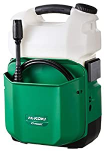 HiKOKI(ハイコーキ) 旧日立工機 14.4V コードレス高圧洗浄機 充電式 容量8L タンク給水/水道接続/溜め水給水可能 蓄電池・充電器