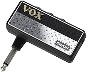 VOX ヘッドフォン ギターアンプ amPlug2 Metal ケーブル不要 ギターに直接プラグ・イン 自宅練習に最適 電池駆動 エフェクト内蔵