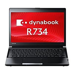 東芝 PR734KAA187AD71 dynabook R734/K [ノートパソコン 13.3型ワイド液晶 HDD320GB DVDスーパーマルチ](中古品)