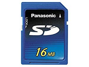 Panasonic SDカード 16MB RP-SD016B(中古品)