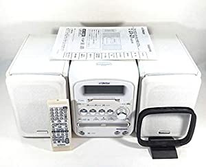 Victor ビクター　JVC　UX-QX1-W パールホワイト　マイクロコンポーネントMDシステム　（CD/MD/カセットコンポ）（本体CA-UXQX1-