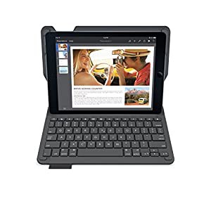 LOGICOOL キーボード?体型保護ケース for iPad Air 2 ブラック iK1051BK(中古品)