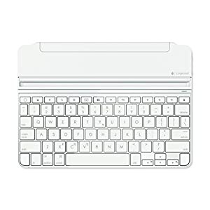 LOGICOOL ウルトラスリム マグネットクリップ キーボードカバー for iPad Air 2 シルバー iK1061SV(中古品)