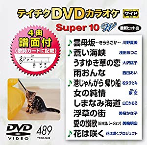 テイチクDVDカラオケ スーパー10W(489)(中古品)