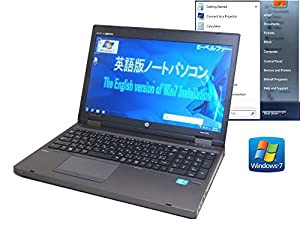 貴重英語版　WINDOWS7インストール　中古ノートパソコン 通信ソフトに最適 シリアル RS-232C 高速ＣＰＵ Core I5 2.60G 2Gメモリ