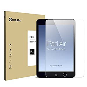 Coolreall ガラスフィルムiPad Air/Air2/Pro9.7インチ用 液晶保護 フィルム 防爆裂・スクラッチ防止・気泡ゼロ・指紋防止対応ク 