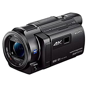 SONY 4Kビデオカメラ Handycam FDR-AXP35 ブラック 光学10倍 FDR-AXP35-B(中古品)