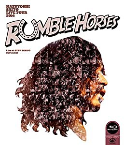 KAZUYOSHI SAITO LIVE TOUR 2014 “RUMBLE HORSES"Live at ZEPP TOKYO 2014.12.12 (Blu-ray通常盤)(中古品)