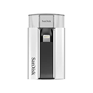 SanDisk iXpand フラッシュドライブ 64GB [iPhone/iPad のデータ転送やバックアップに最適] SDIX-064G-J57(中古品)