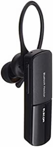 エレコム Bluetooth ブルートゥース ヘッドセット 通話専用 ブラック LBT-HS10MPBK(中古品)