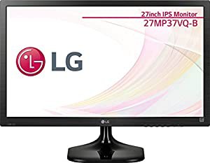 LG 27MP37VQ-B ディスプレイ モニター 27インチ/AH-IPS非光沢/フルHD/HDMI(中古品)