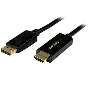 StarTech.com DisplayPort - HDMI 変換アダプタケーブル／2m／DP 1.2 - HDMI ビデオ変換／4K30Hz／ディスプレイポート - HDMI 変