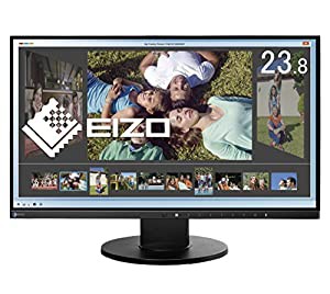 EIZO FlexScan 23.8インチ カラー液晶モニター ( 1920×1080 / IPSパネル / 5ms / ノングレア/ ブラック ) EV2450-BKR(中古品)