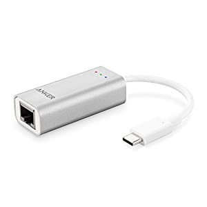 Anker USB-C to イーサネットアダプタ USB Type-C機器対応 MacBook/MacBook Air (2018) iPad Pro ChromeBook Pixel 他対応 (シル