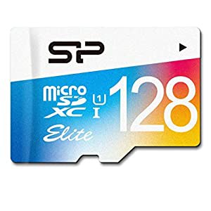 シリコンパワー microSD カード 128GB class10 UHS-1対応 最大読込75MB/s アダプタ付 SP128GBSTXBU1V20SP(中古品)