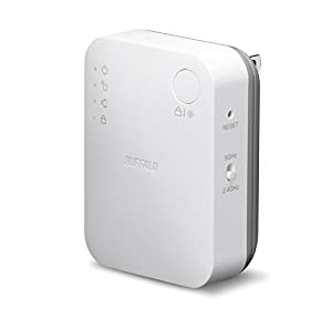 BUFFALO WiFi 無線LAN 中継機 WEX-733DHP 11ac 433+300Mbps コンセント直挿しモデル 【iPhoneX/iPhoneXSシリーズ メーカー動作確