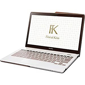 富士通 13.3型ワイド ノートPC LIFEBOOK CH75/W ［Office付き］ FMVC75WW (クリアホワイト with ブラウン）(中古品)