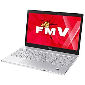 富士通 13.3型ワイド ノートPC LIFEBOOK SH75/W [Office付き] FMVS75WWP (アーバンホワイト）(中古品)