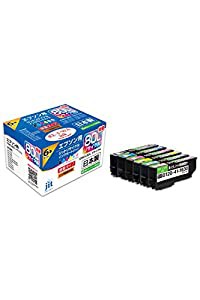 【Amazon限定ブランド】レイワインク エプソン(Epson) IC6CL80L 対応 増量 リサイクルインク 日本製JIT-NE80L6P(中古品)