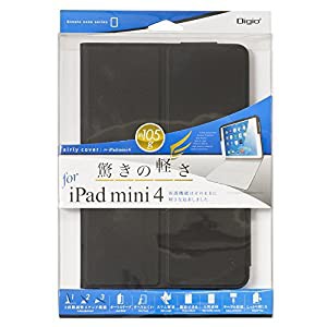 iPad mini 4 用 エアリーカバー ブラック TBC-IPM1506BK(中古品)