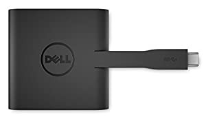 Dell ノートPC用端子拡張アダプタ USB3.0 (TypeC)接続 (HDMI/VGA/LAN/USB3.0) DA200(中古品)